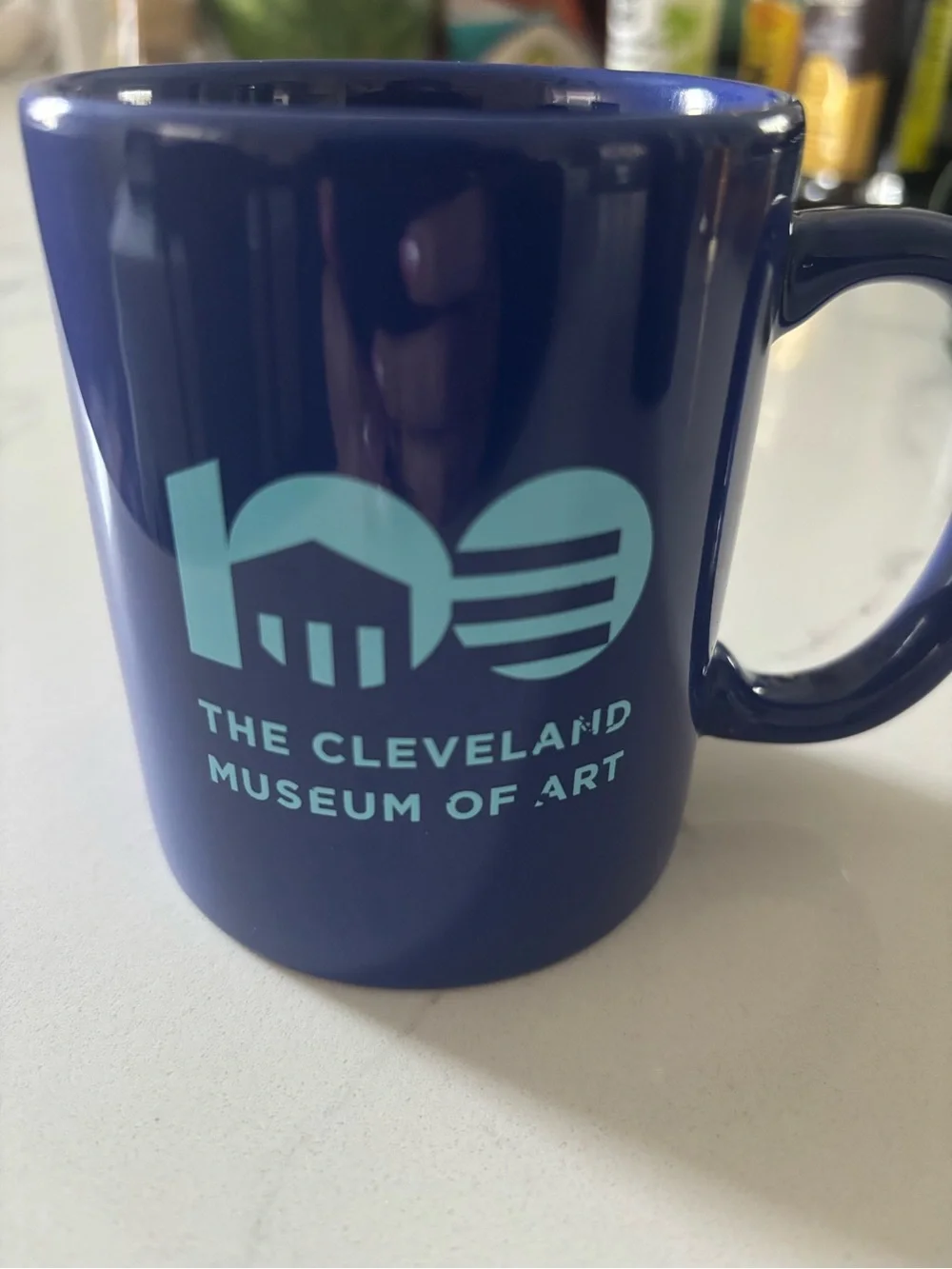 Cleveland Museum of Art Blue Ceramic Coffee Mug